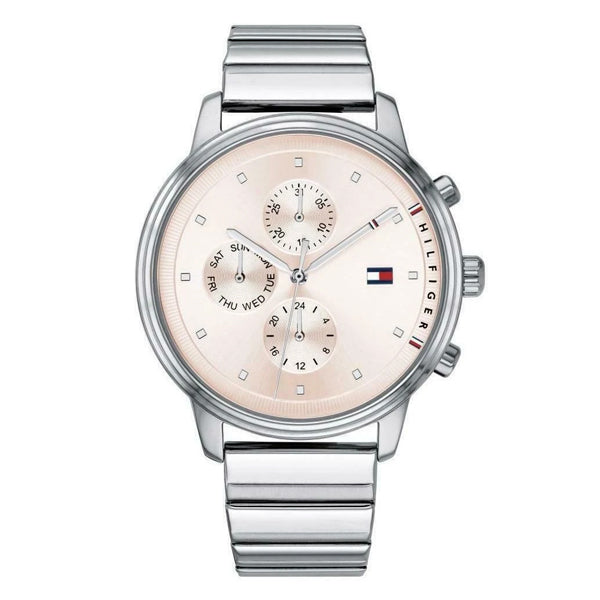 Tommy Hilfiger Women's Quartz Stainless Steel Pink Dial 38mm Watch 1781904