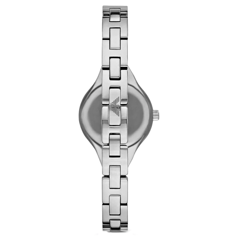 Emporio Armani Women’s Quartz Silver Stainless Steel Silver Dial 26mm Watch AR7361