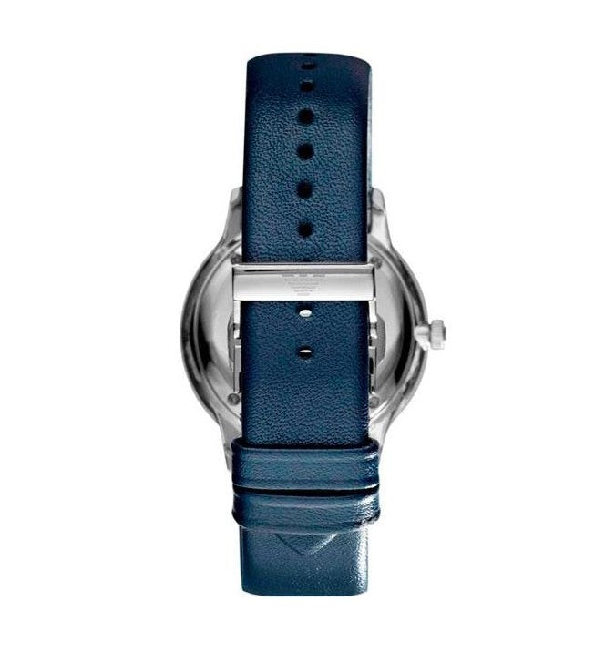 Emporio Armani Men’s Quartz Leather Strap Blue Dial 40mm Watch AR1647