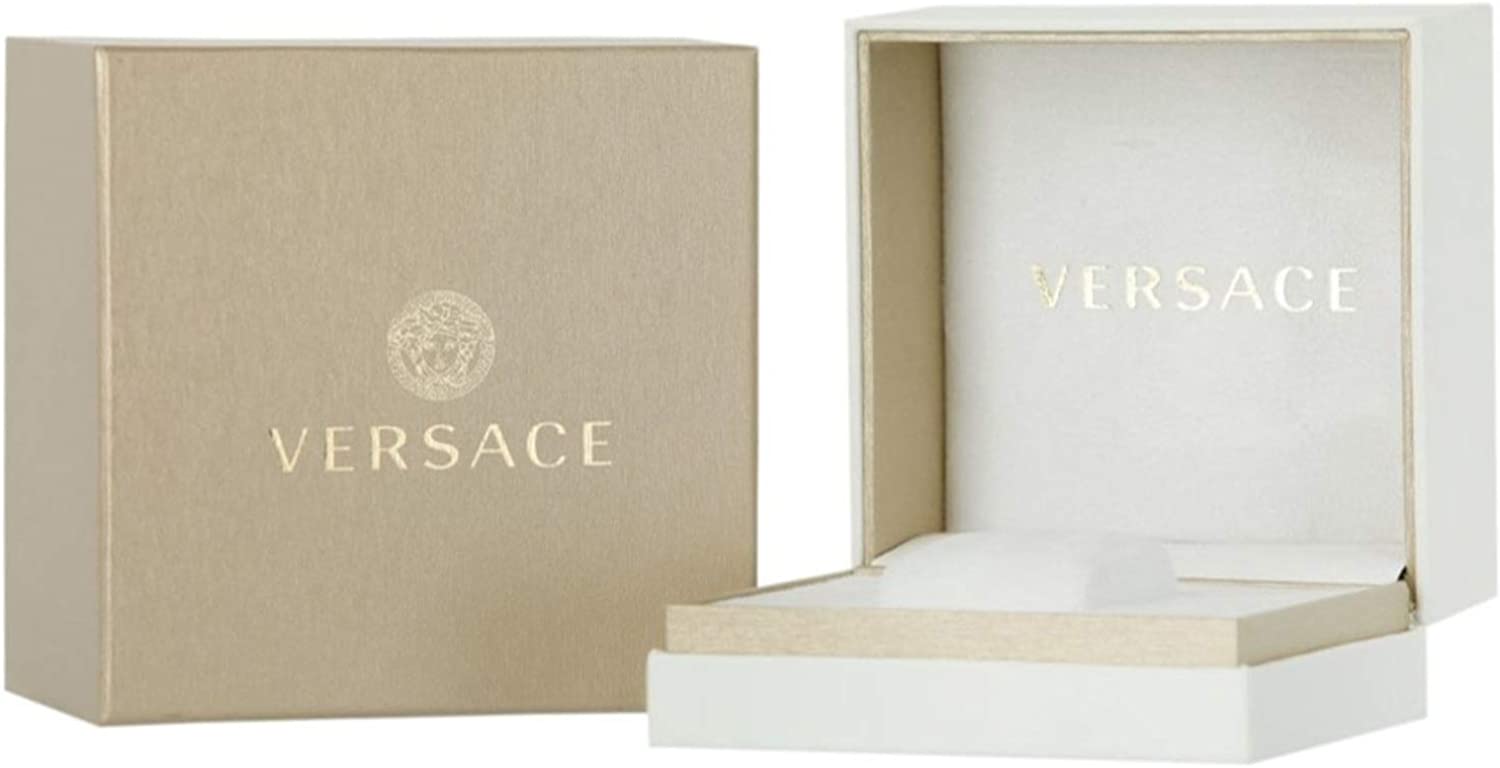 Versace Womens Black 37 mm Palazzo Empire Greca Watch VEDV00719